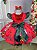 Vestido Infantil Princesa Tematico Minnie/Minie Vermelha - Imagem 4