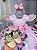 Vestido Infantil Princesa Tematico Minnie/Minie Rosa - Imagem 3