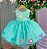 Vestido Princesa Belli Anabel Jardim Encantado Verde Claro - Imagem 1