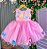 Vestido Princesa Belli Anabel Jardim Encantado Rosa - Imagem 1