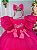 Vestido Princesa Belli Tematico Barbie Pink Babado - Imagem 8