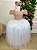Vestido Enjoy Longo Mari Peito Rendado Rose Saia Branca - Imagem 2