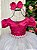 Vestido Enjoy Longo Mari Peito Rendado Pink Saia Branca - Imagem 3