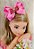 Laço Belli Bico de Pato Barbie Rosa Chiclete Com Pink - Imagem 1