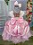 Vestido Tematico Belle Fille Barbie Saia Babados - Imagem 4