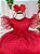 Vestido Menina Bonita Manga Cisne Vermelho - Imagem 2