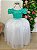 Vestido Enjoy Longo Mari Peito Rendado Verde Tiffany - Imagem 2