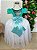 Vestido Enjoy Longo Mari Peito Rendado Verde Tiffany - Imagem 5
