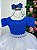 Vestido Enjoy Longo Mari Peito Azul Royal - Imagem 3