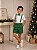 Conjunto Miss Cherry Henry Camisa Branca Suspensorio Verde - Imagem 1