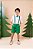 Conjunto Miss Cherry Henry Camisa Branca Suspensorio Verde - Imagem 1