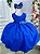 Vestido Belle Fille Lacinho Azul Royal - Imagem 1