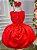 Vestido Miss Sweet Laço Rendado Vermelho - Imagem 4