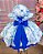 Vestido Miss Cherry Chapeu Florido Borboletas Azul Royal - Imagem 4