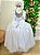Vestido Marie Longo Branco Peito Rendado - Imagem 5