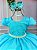 Vestido Ysa Kids Azul Tiffany Peito Perolas - Imagem 3