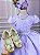 Vestido Ysa Kids Lilas Peito Perolas - Imagem 2