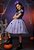 Vestido Fantasia Tematicos Kids Halloween Saia Lilas - Imagem 2