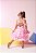 Vestido Princesa Belli Rosa Xadrez Barbie - Imagem 3