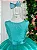 Vestido Enjoy Longo Regata Verde Tiffany - Imagem 3