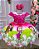 Vestido Temático Luxo Masha e o Urso Pink - Imagem 1