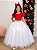 Vestido Enjoy Longo Mari Peito Vermelho - Imagem 1