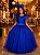 Vestido Marie Longo Mel Azul Royal - Imagem 1