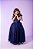 Vestido Marie Longo Mel Azul Petróleo - Imagem 1