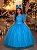 Vestido Marie Longo Mel Azul Tiffany - Imagem 1