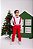 Conjunto Meninos Miss Cherry Leo Suspensorio Vermelho - Imagem 1