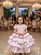 Vestido Miss Sweet Bebe Rosa Bebe Peito Rendado - Imagem 1