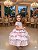 Vestido Miss Sweet Bebe Rosa Bebe Peito Rendado - Imagem 2
