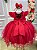 Vestido Menina Bonita Vermelho borboletas - Imagem 4
