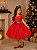 Vestido Banana Club Vermelho Natalino Laço Xadrez - Natal - Imagem 1