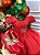 Vestido Banana Club Vermelho Natalino Laço Xadrez - Natal - Imagem 3
