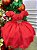 Vestido Banana Club Vermelho Natalino Laço Xadrez - Natal - Imagem 2
