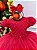 Vestido Menina Bonita Vermelho Perolas no Peito - Imagem 3