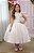 Vestido Lorenzetti Rosa Bebe Peito Flores - Imagem 1