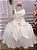 Vestido Lorenzetti Rosa Bebe Peito Flores - Imagem 6