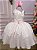 Vestido Lorenzetti Rosa Bebe Peito Flores - Imagem 3