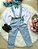 Conjunto Meninos Miss Cherry Leo Suspensorio Azul Claro - Imagem 2