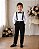 Conjunto Meninos Miss Cherry Leo Suspensorio Preto - Imagem 1
