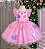 Vestido Marie Rosa Jardim Encantado Laço - Imagem 7
