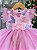 Vestido Marie Rosa Jardim Encantado Laço - Imagem 4