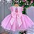 Vestido Marie Rosa Jardim Encantado Laço - Imagem 6
