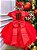 Vestido Marie Vermelho  Peito Paete Natal - Imagem 4