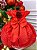 Vestido Marie Vermelho Rendado - Imagem 4
