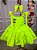 Vestido Blogueirinha Verde Neon Cerejinha - Imagem 3