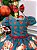Vestido Mimadine Ursinho Verde Natal - Imagem 4
