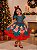 Vestido Mimadine Ursinho Verde Natal - Imagem 1